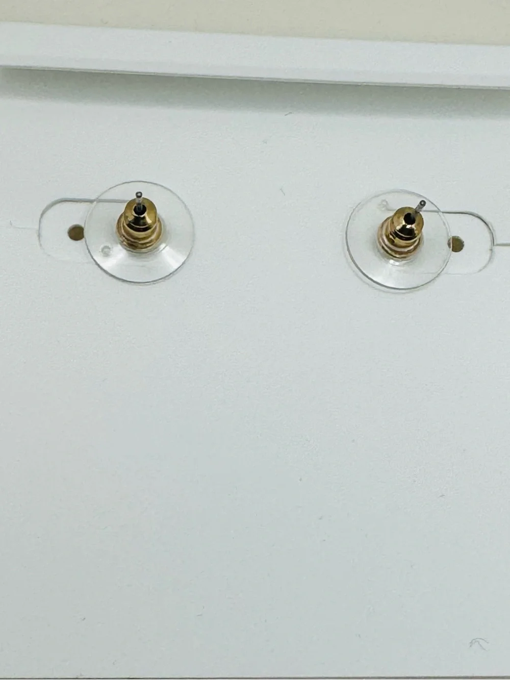 Kendra Scott Skeleton Gold Stud Earrings in Ivory Mother-of-Pearl New